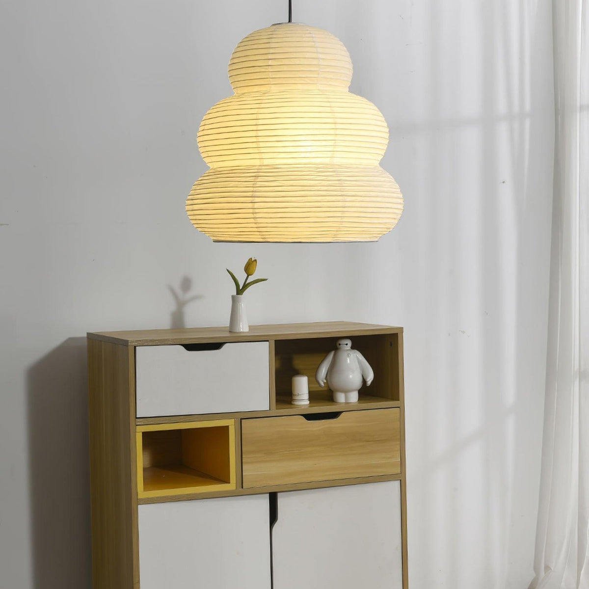 Bellawisp Paper Pendant Light-Moonnatur