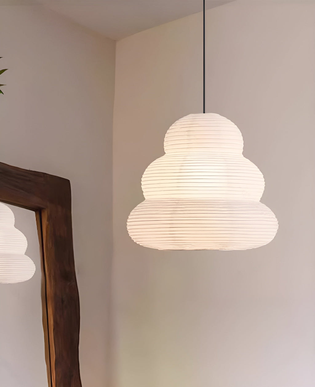 Bellawisp Paper Pendant Light-Moonnatur