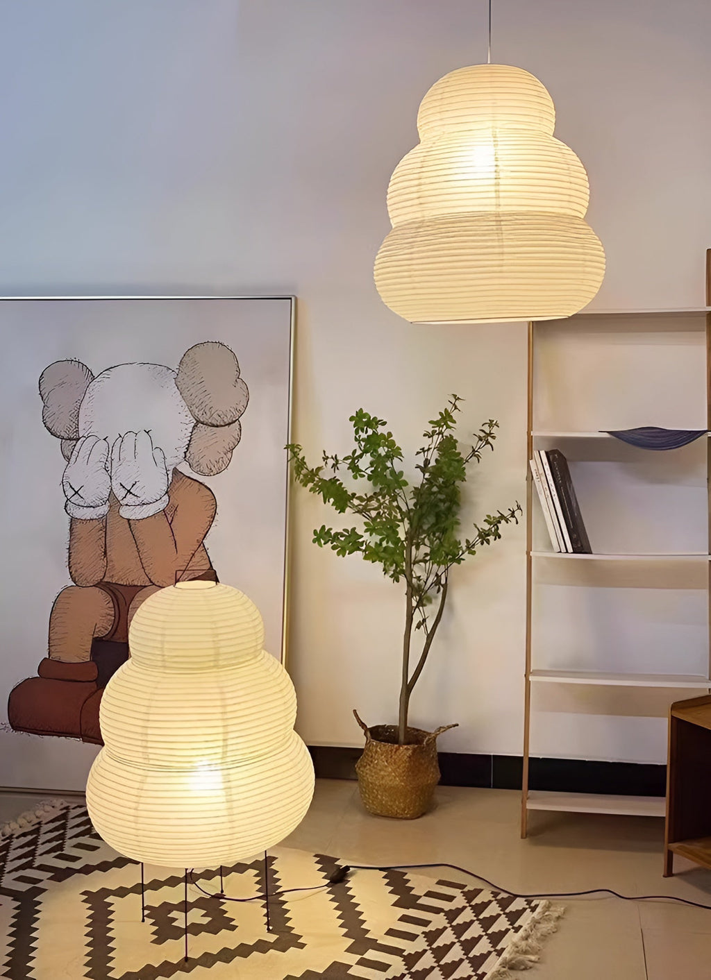 Bellawisp Paper Pendant Light-Moonnatur