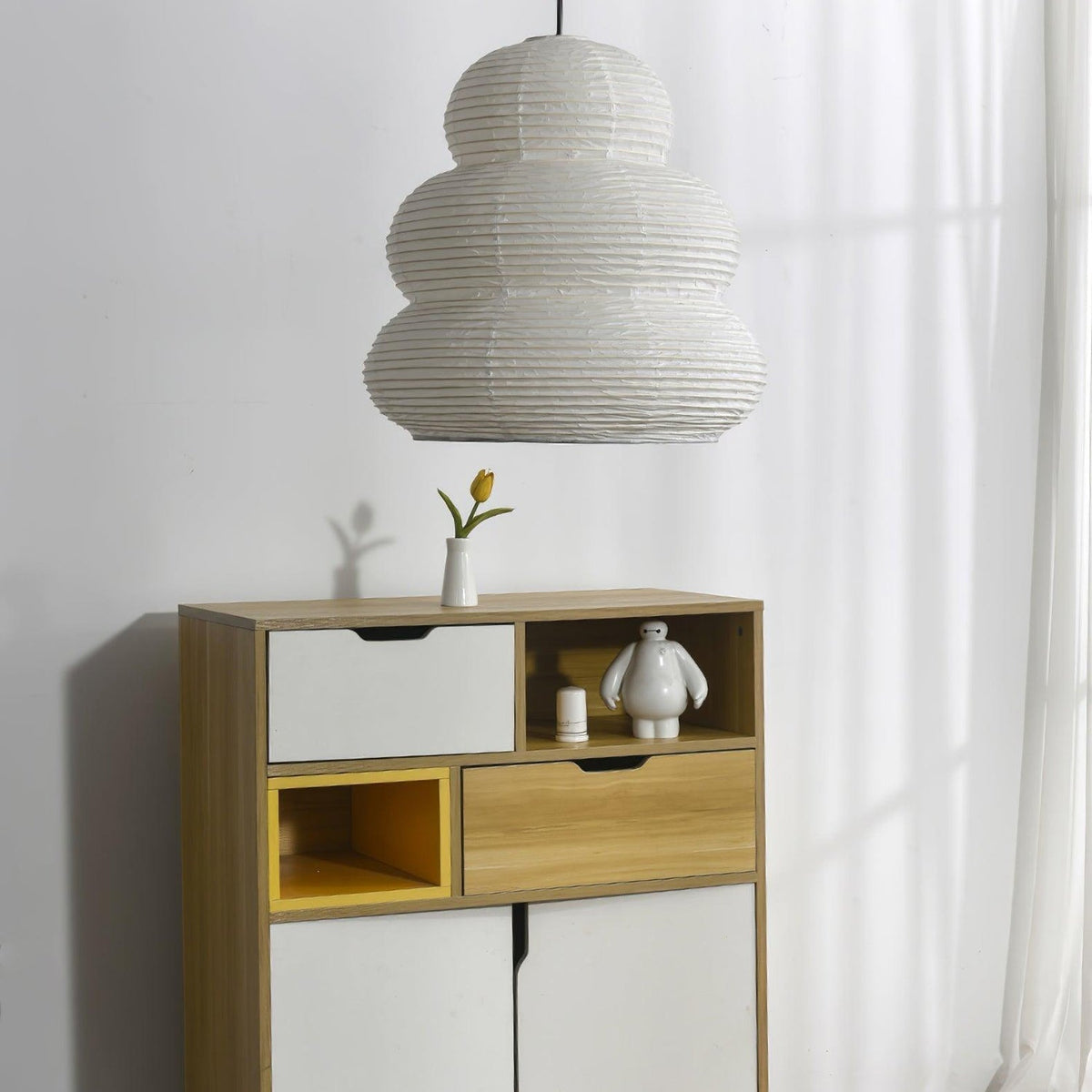 Bellawisp Paper Pendant Light-Moonnatur