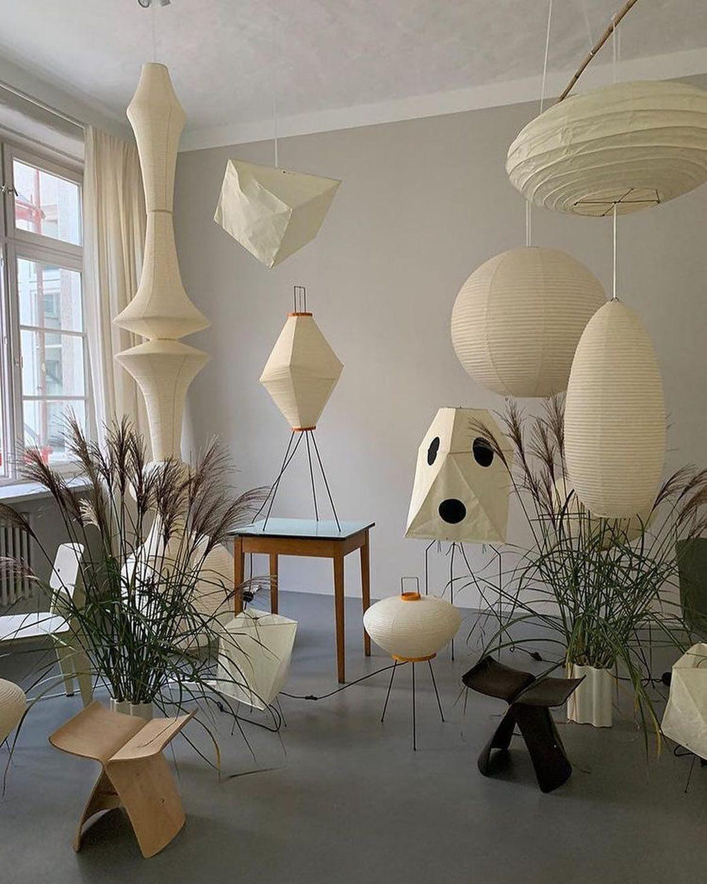 Laelena Paper Pendant Light-Moonnatur