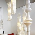 Denelmoss Mulberry Paper Pendant Light-Moonnatur
