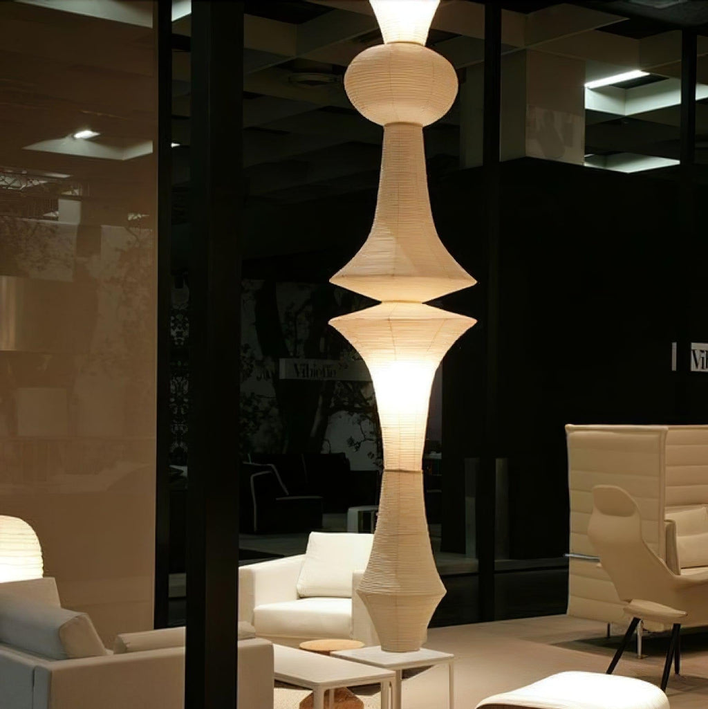 Denelmoss Mulberry Paper Pendant Light-Moonnatur