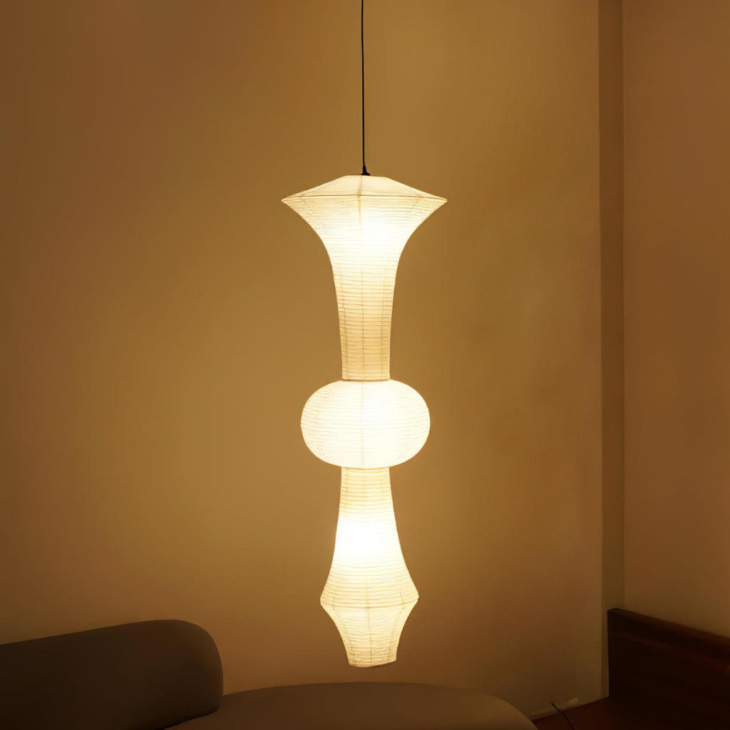Denelmoss Mulberry Paper Pendant Light-Moonnatur