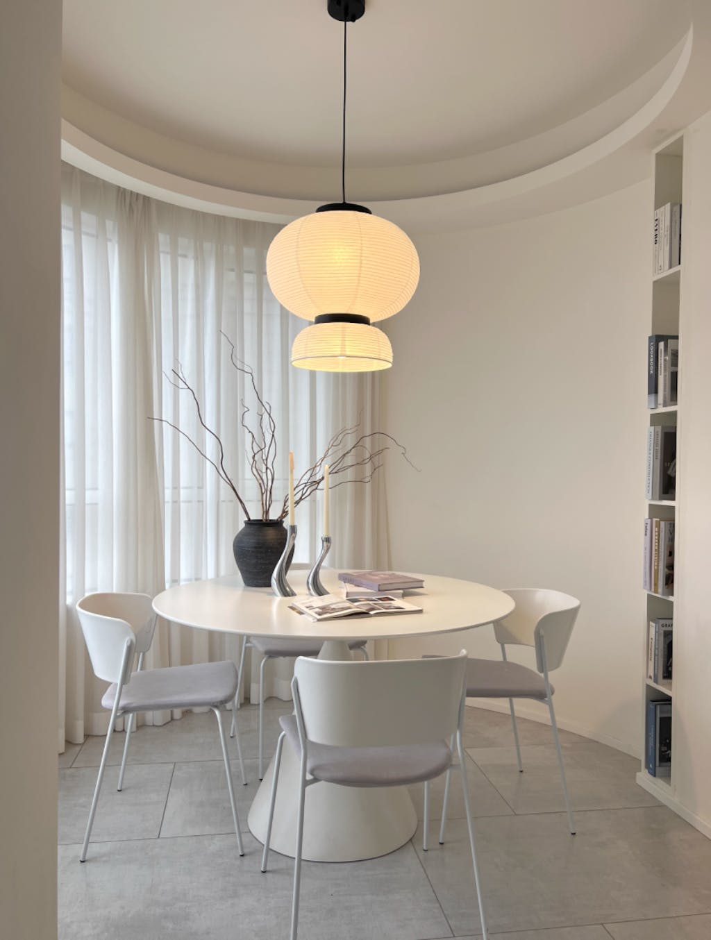 Kestelle Paper Pendant Light-Moonnatur