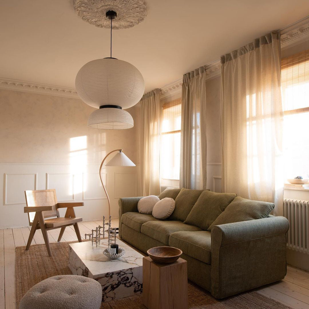 Kestelle Paper Pendant Light-Moonnatur