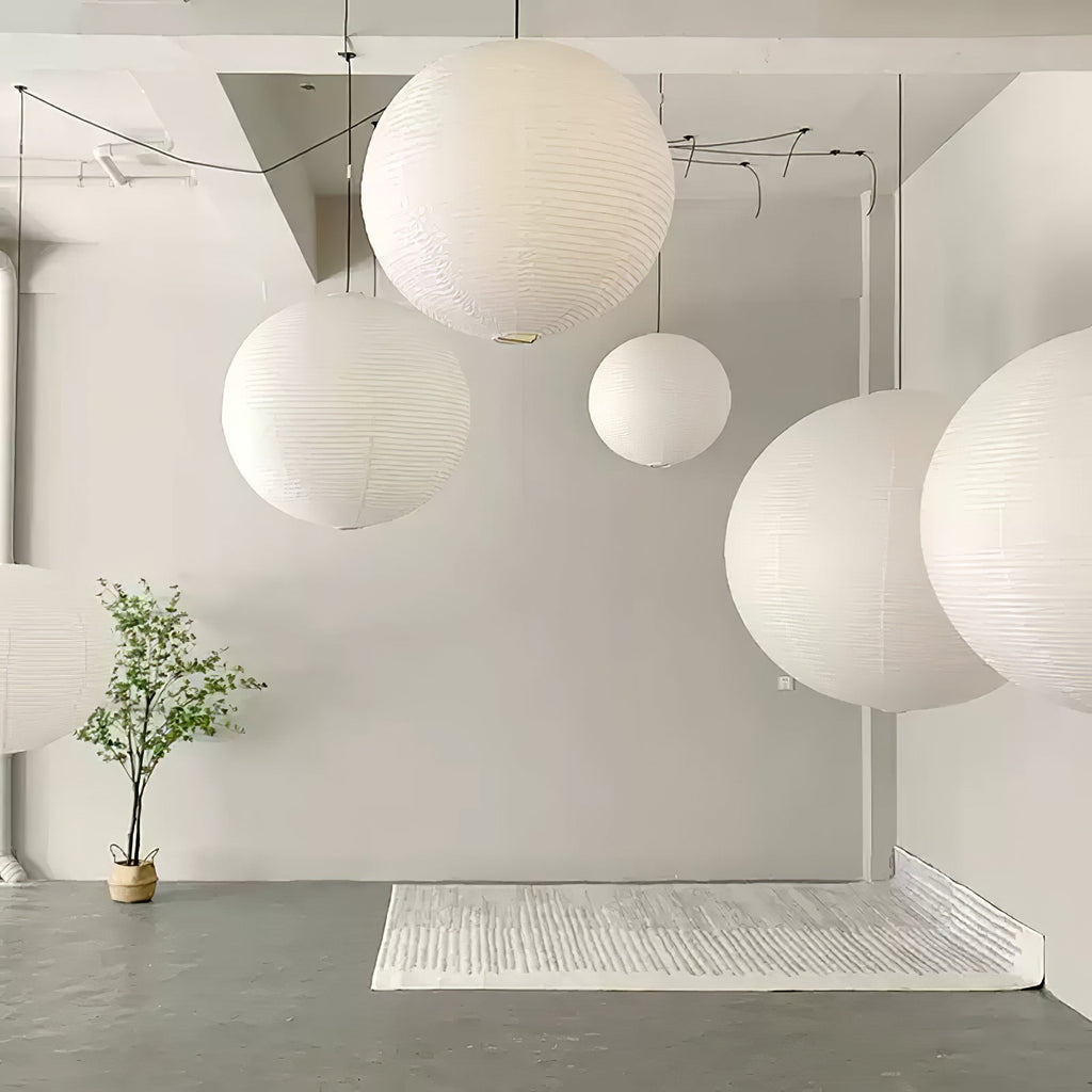 Tildenelle Paper Pendant Light-Moonnatur