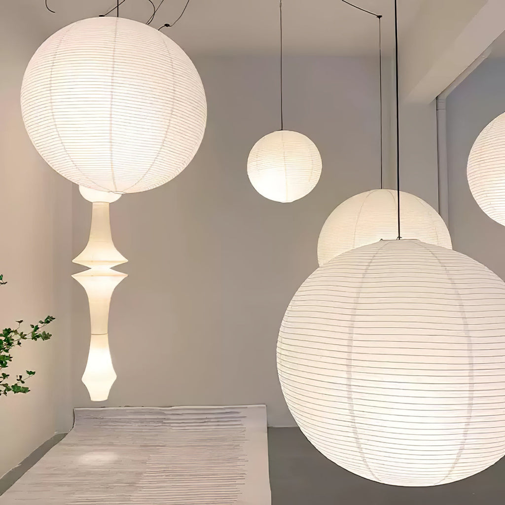 Tildenelle Paper Pendant Light-Moonnatur