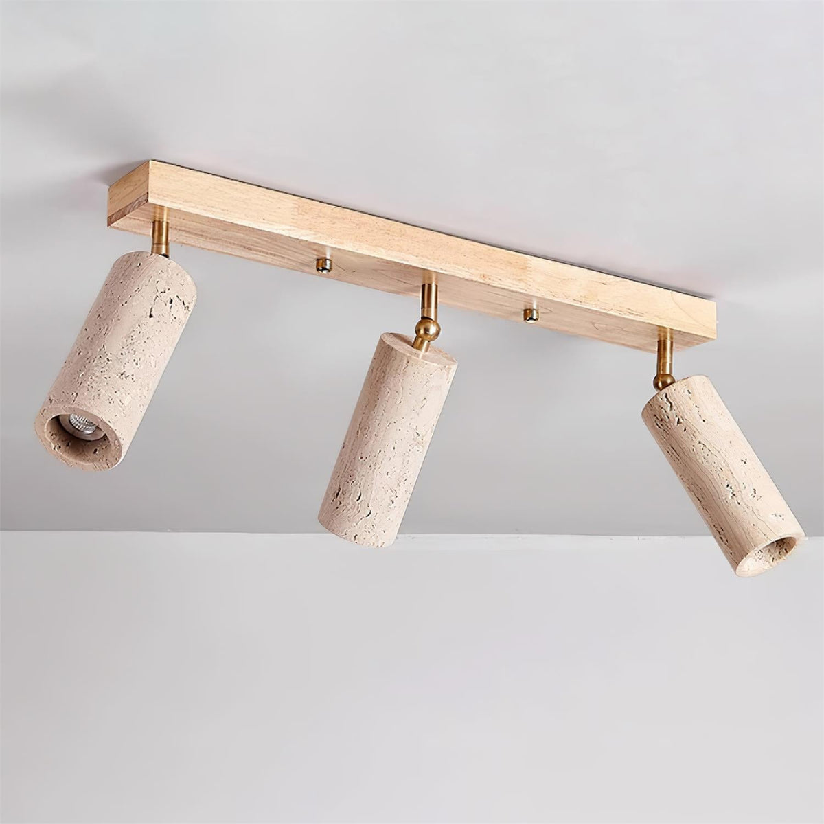 Finverenora Travertine Ceiling Light-Moonnatur
