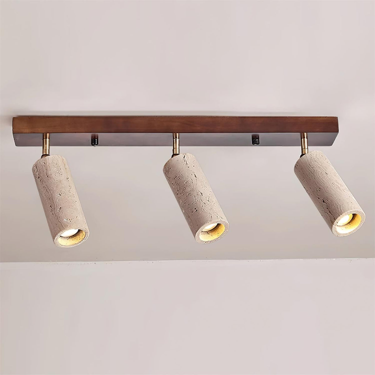 Finverenora Travertine Ceiling Light-Moonnatur