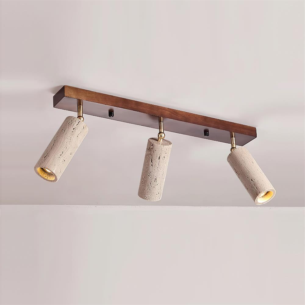 Finverenora Travertine Ceiling Light-Moonnatur