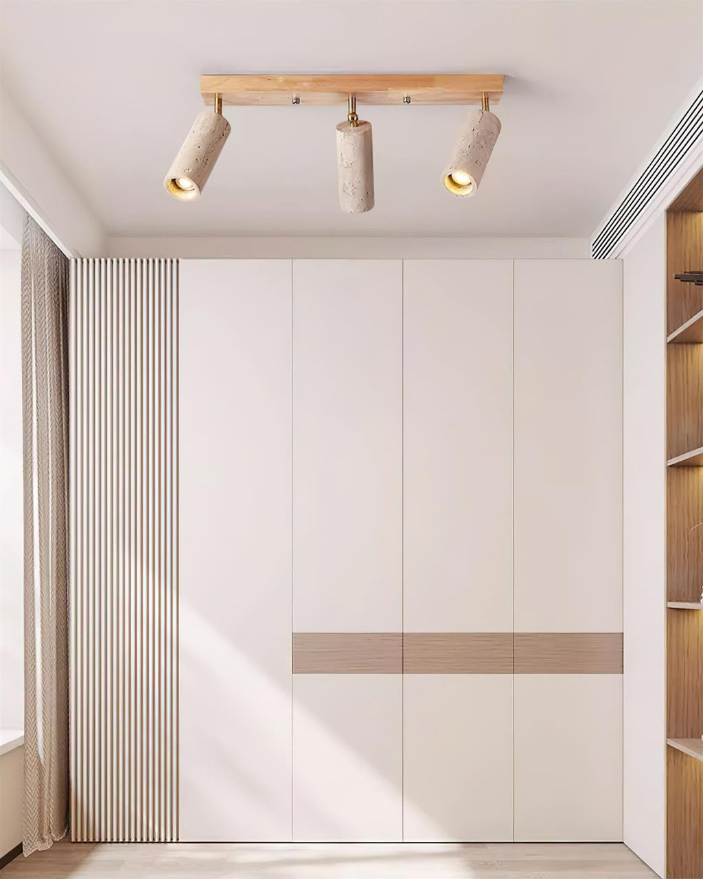 Finverenora Travertine Ceiling Light-Moonnatur