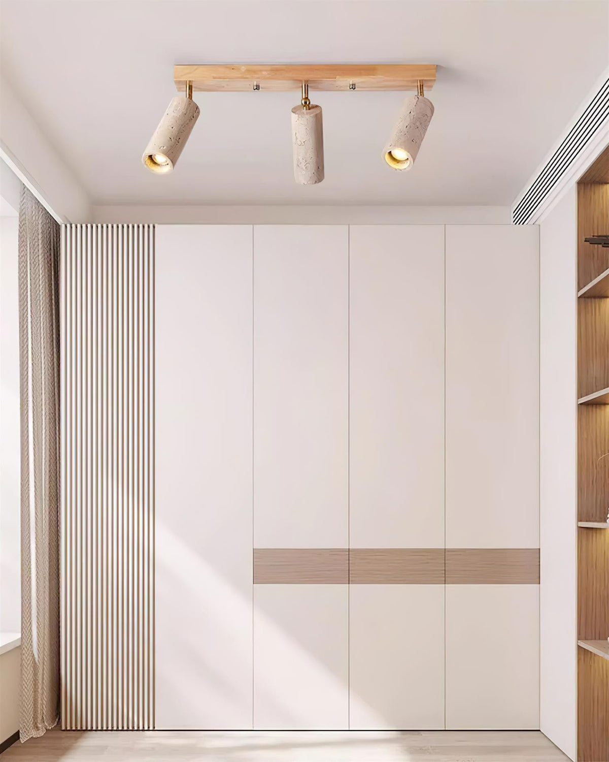 Finverenora Travertine Ceiling Light-Moonnatur
