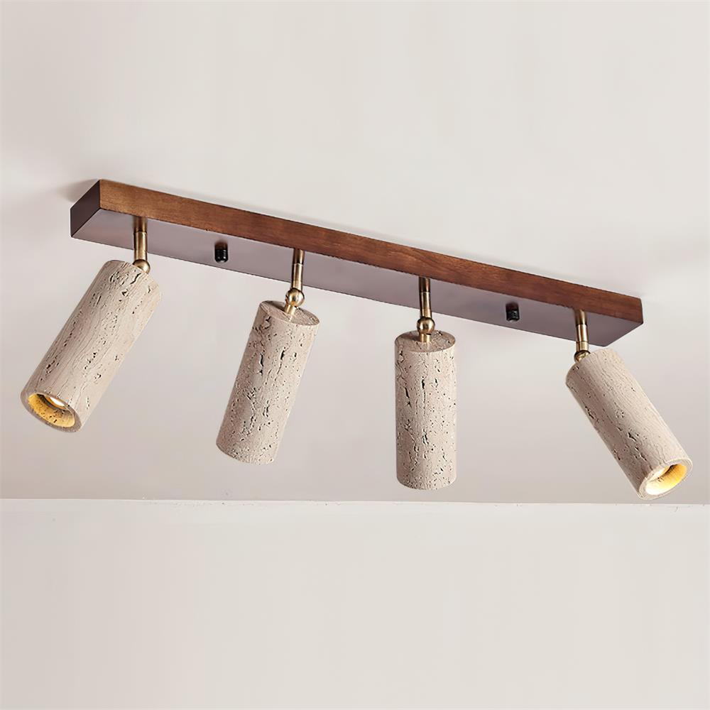 Finverenora Travertine Ceiling Light-Moonnatur