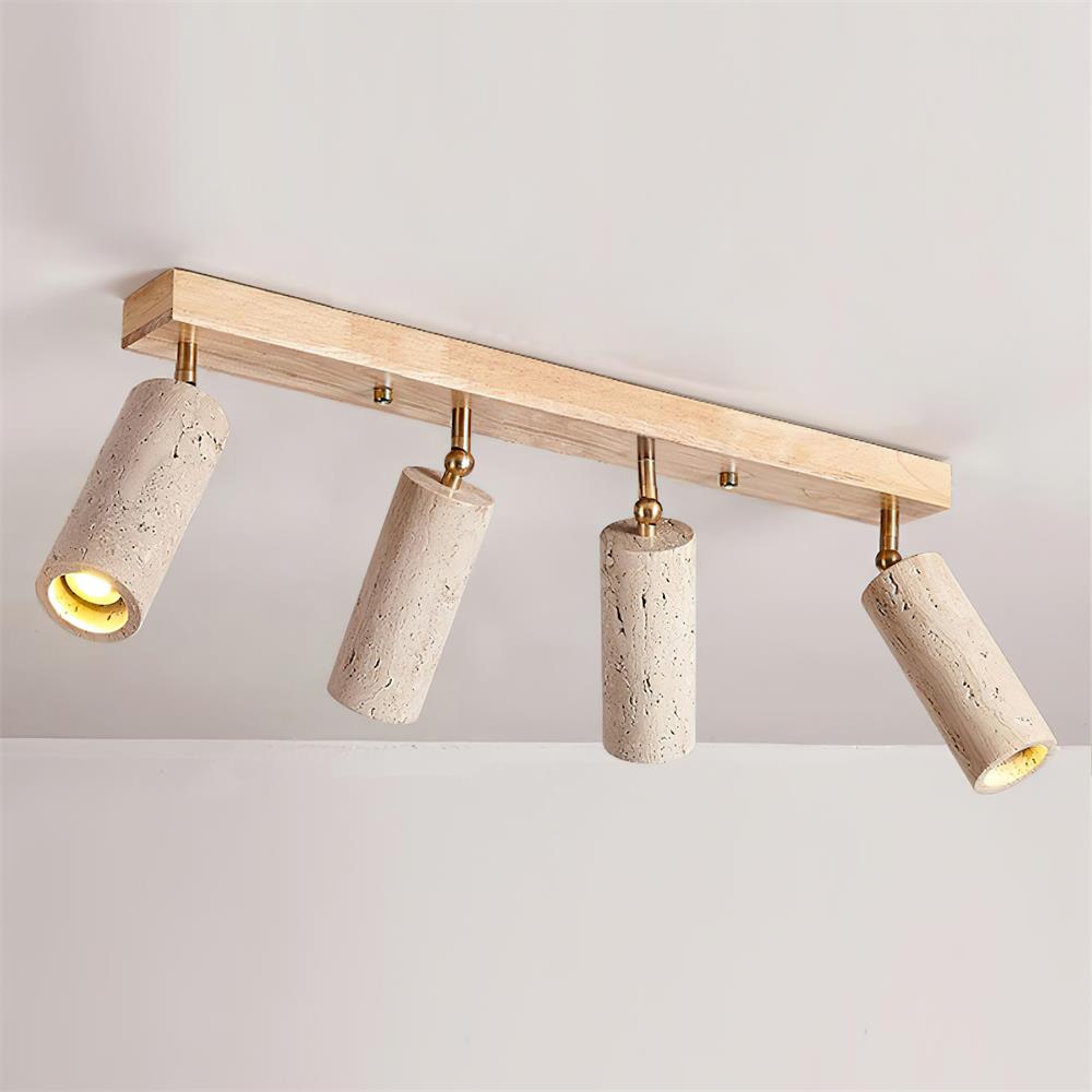 Finverenora Travertine Ceiling Light-Moonnatur