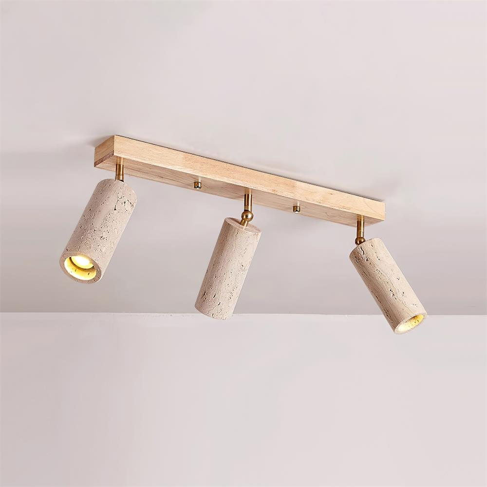 Finverenora Travertine Ceiling Light-Moonnatur