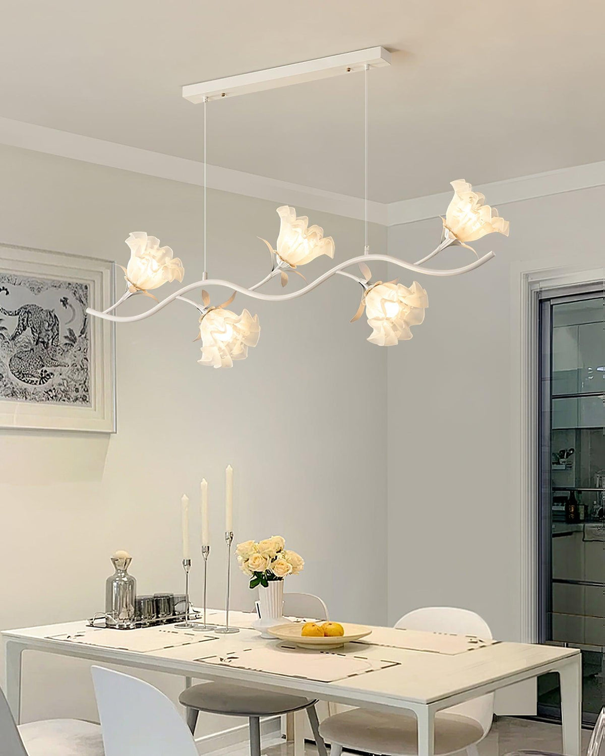 Nelynlyn Acrylic Chandelier-Moonnatur