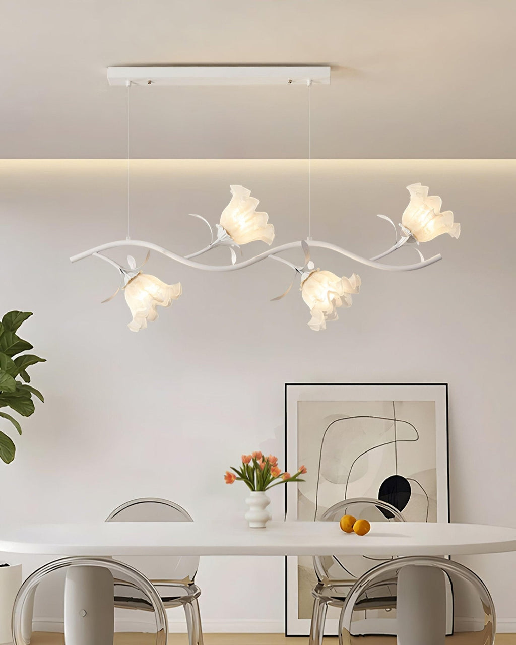 Nelynlyn Acrylic Chandelier-Moonnatur