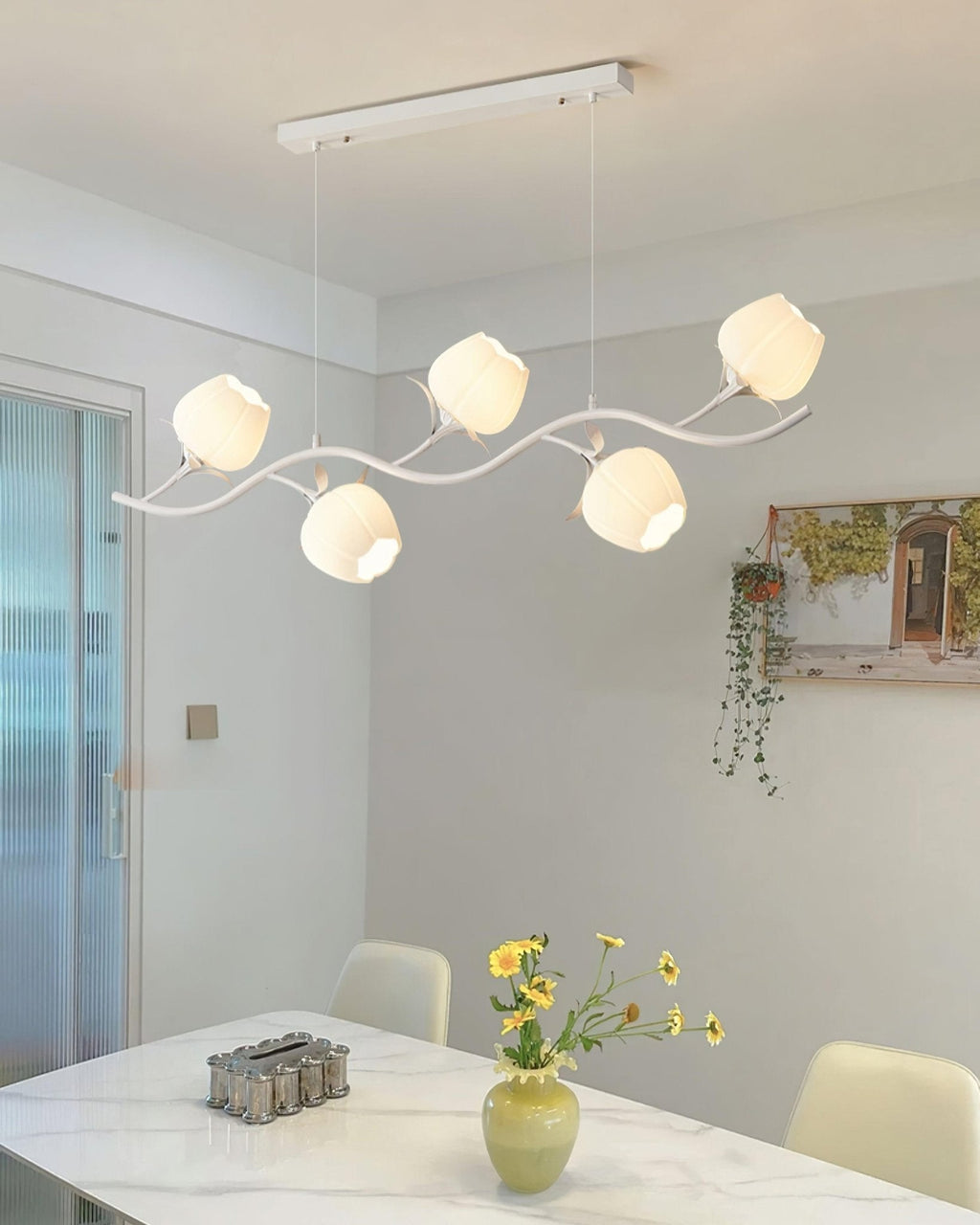 Nelynlyn Acrylic Chandelier-Moonnatur