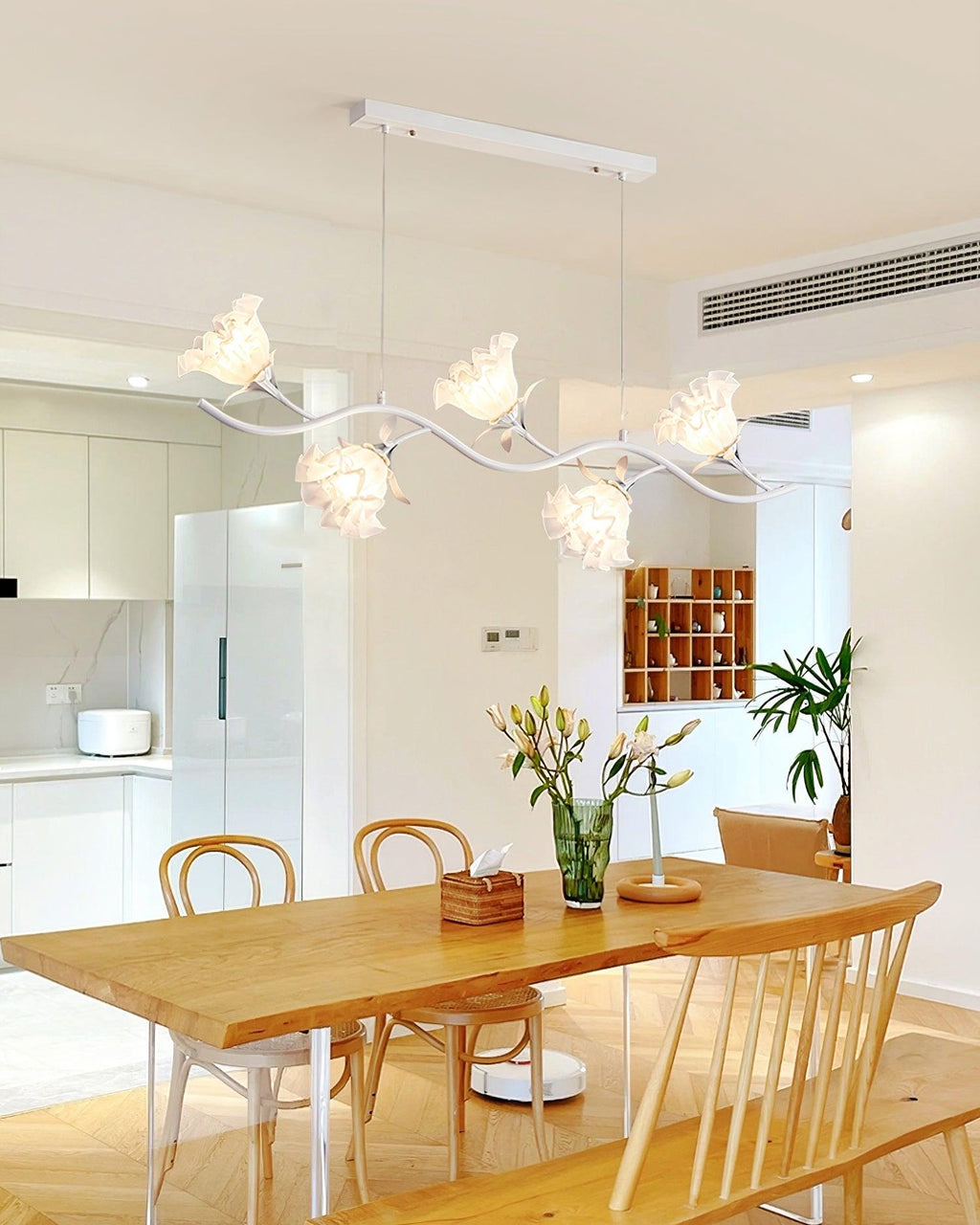Nelynlyn Acrylic Chandelier-Moonnatur