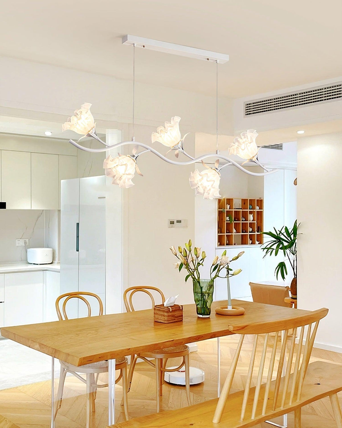 Nelynlyn Acrylic Chandelier-Moonnatur