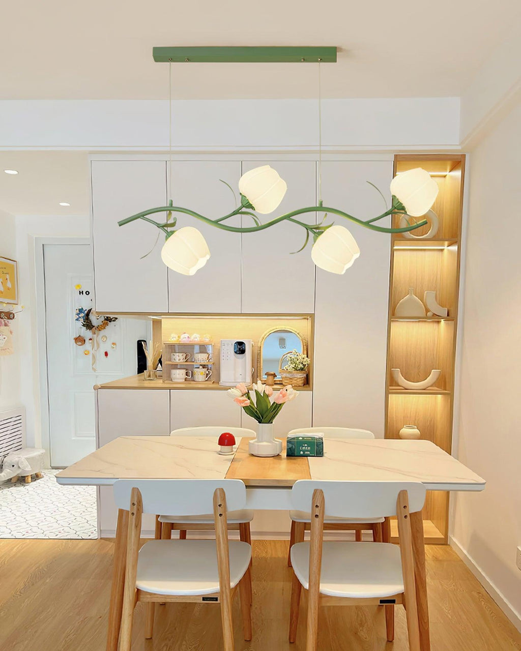 Nelynlyn Acrylic Chandelier-Moonnatur