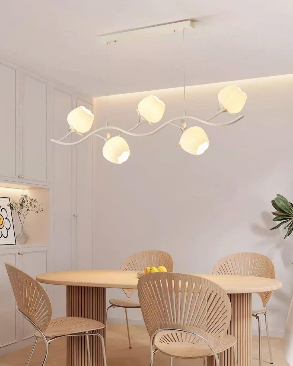 Nelynlyn Acrylic Chandelier-Moonnatur