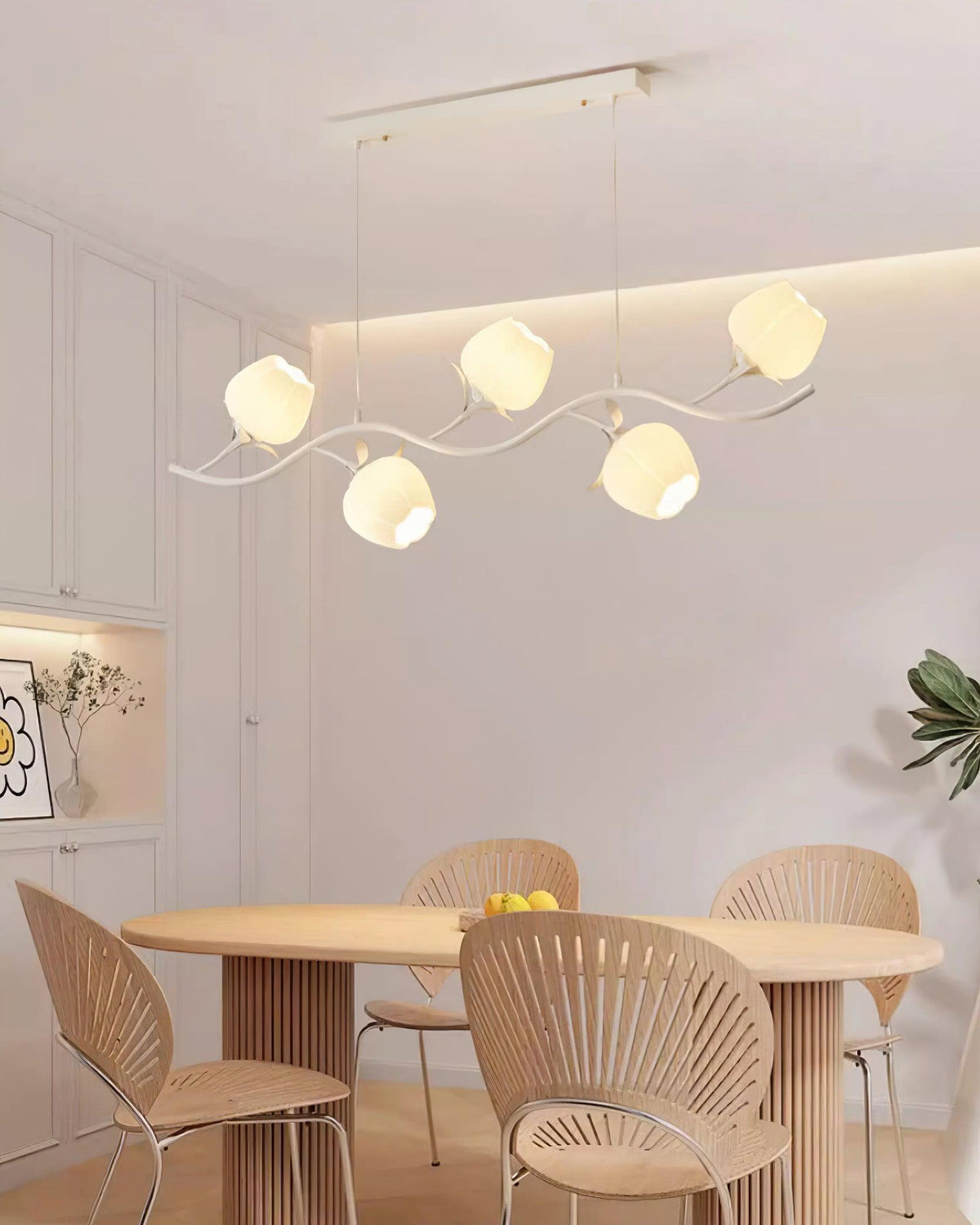 Nelynlyn Acrylic Chandelier-Moonnatur