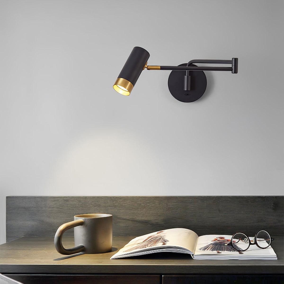 Talenera Metal Wall Light-Moonnatur