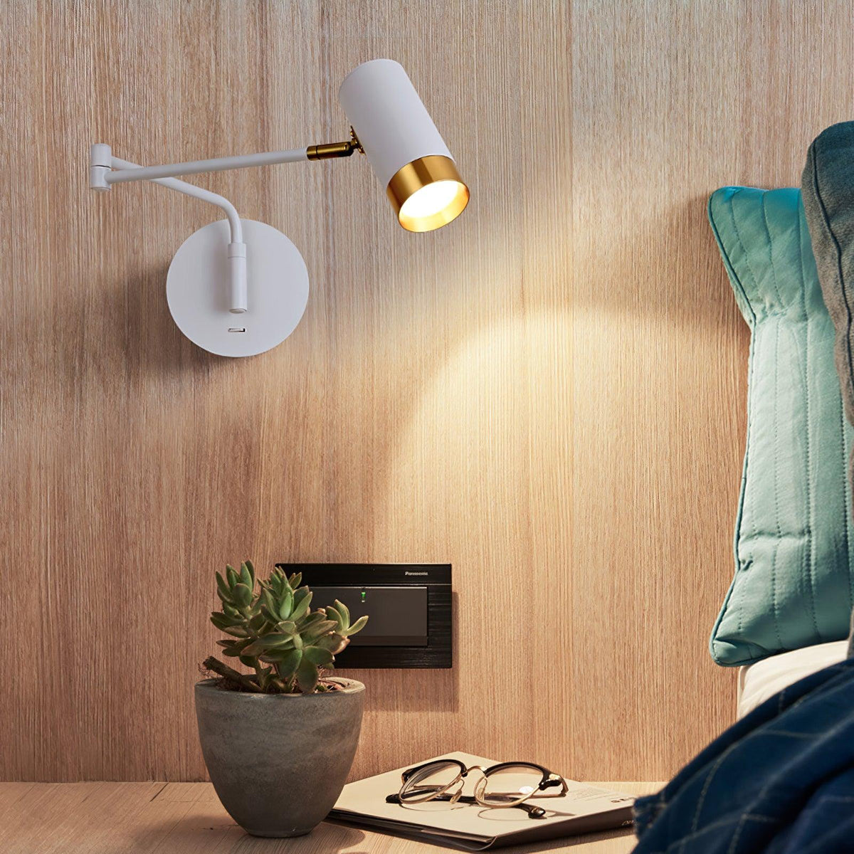 Talenera Metal Wall Light-Moonnatur
