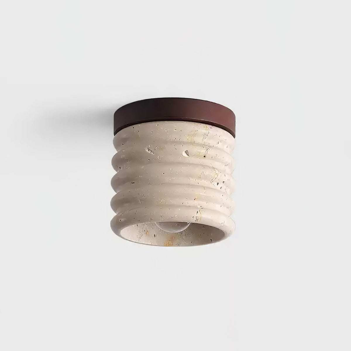 Haverelle Travertine Ceiling Light-Moonnatur