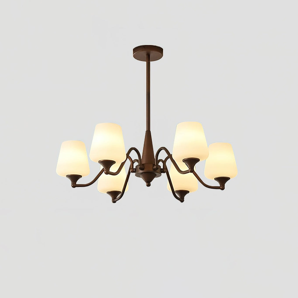 Larkune Glass Chandelier-Moonnatur
