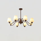 Larkune Glass Chandelier-Moonnatur