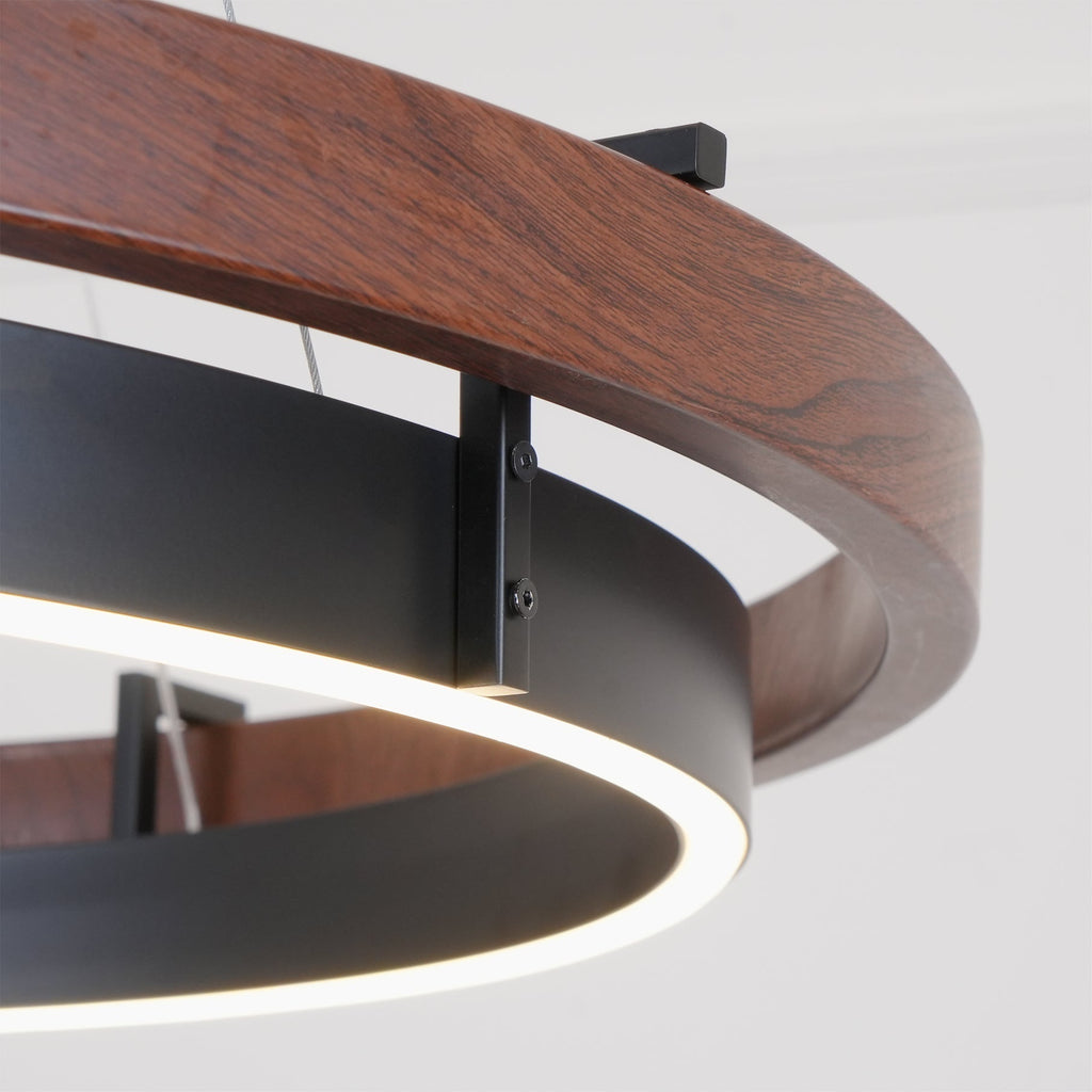 Erlenbrook Wood Chandelier-Moonnatur