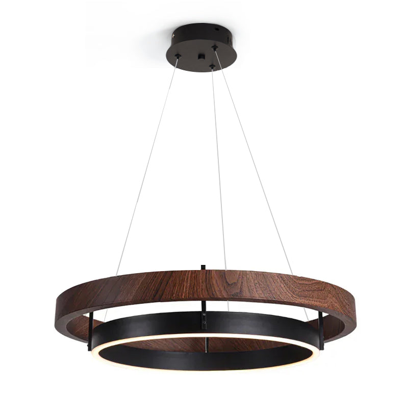 Erlenbrook Wood Chandelier-Moonnatur
