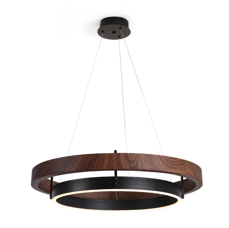 Erlenbrook Wood Chandelier-Moonnatur