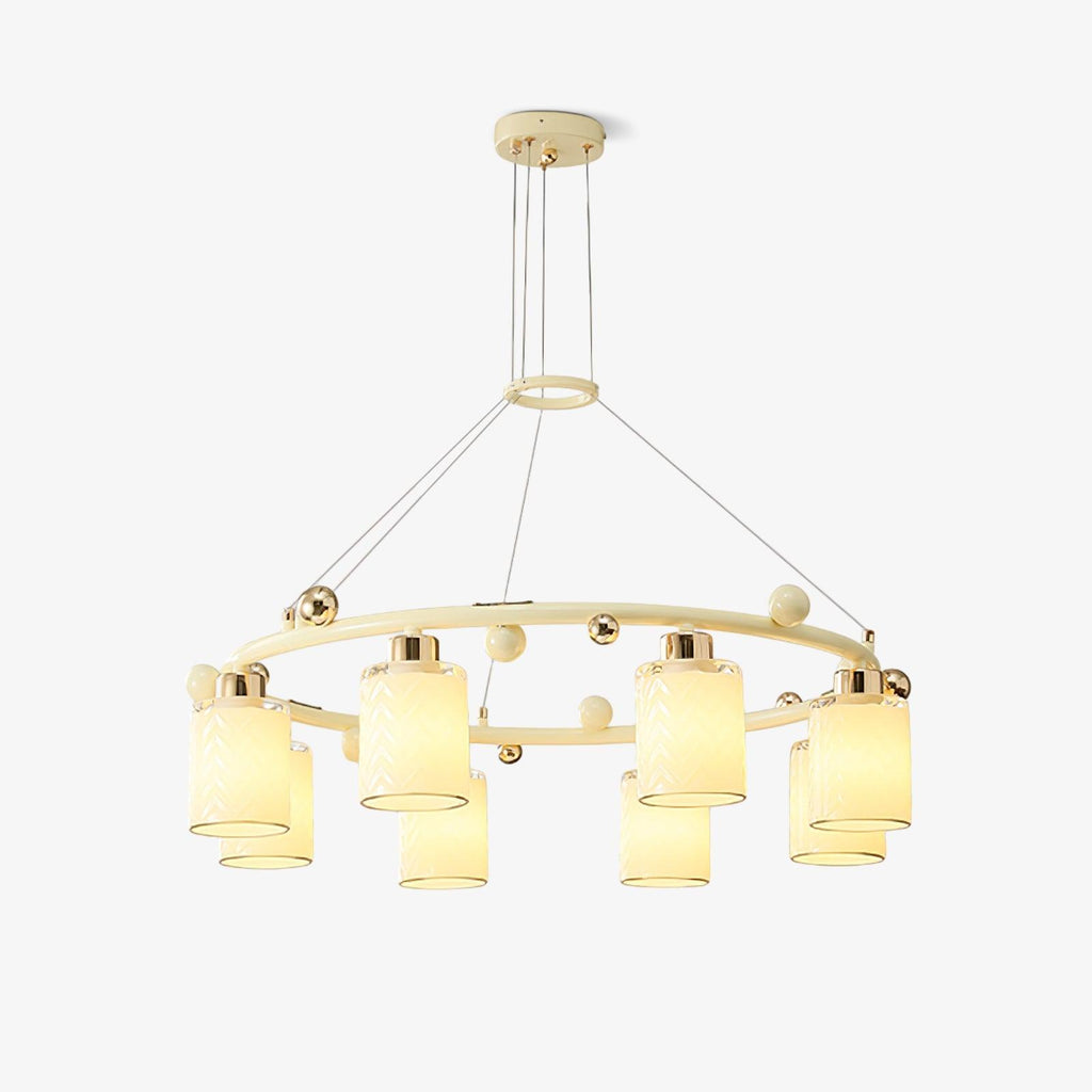 Larenfield Glass Chandelier-Moonnatur
