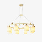 Larenfield Glass Chandelier-Moonnatur