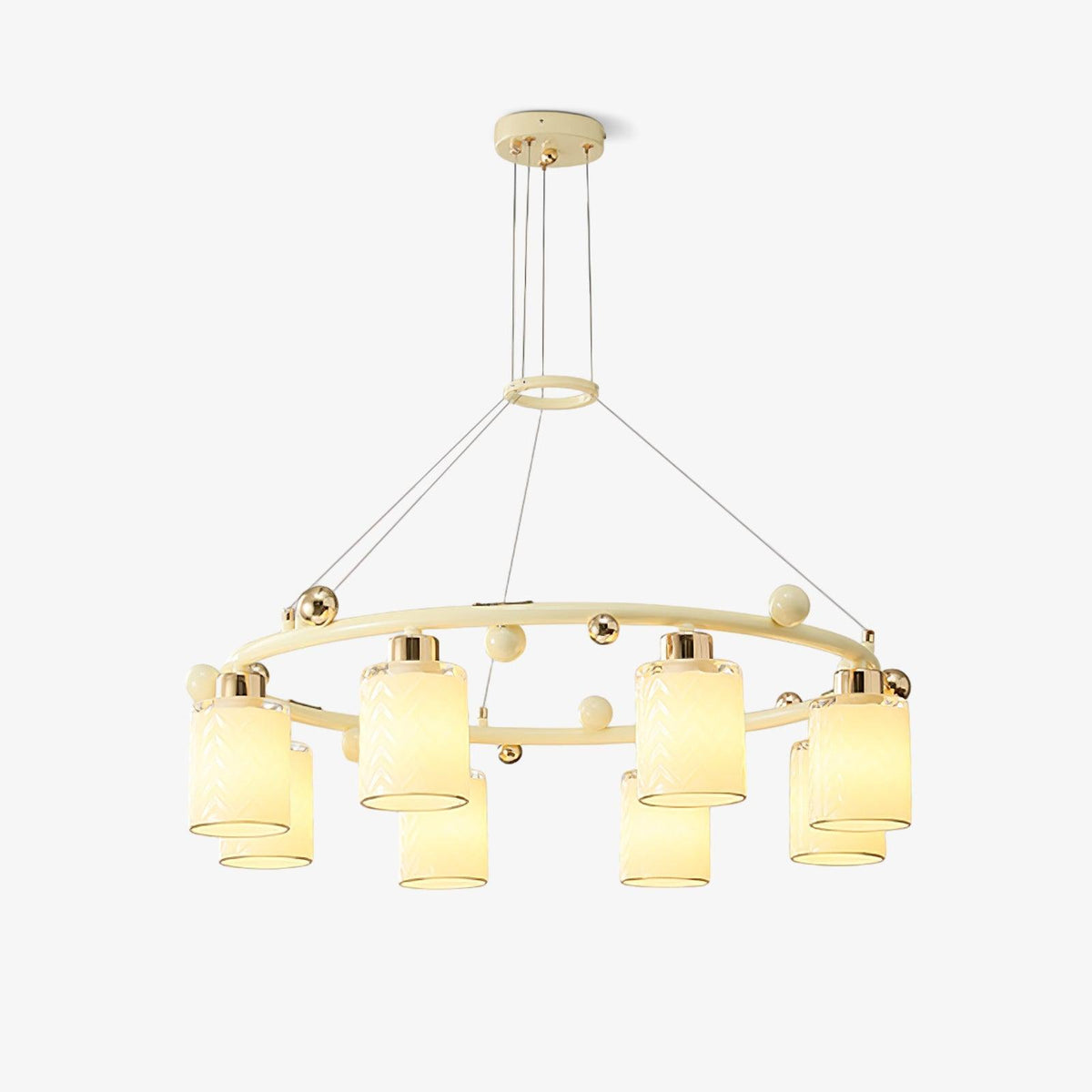 Larenfield Glass Chandelier-Moonnatur