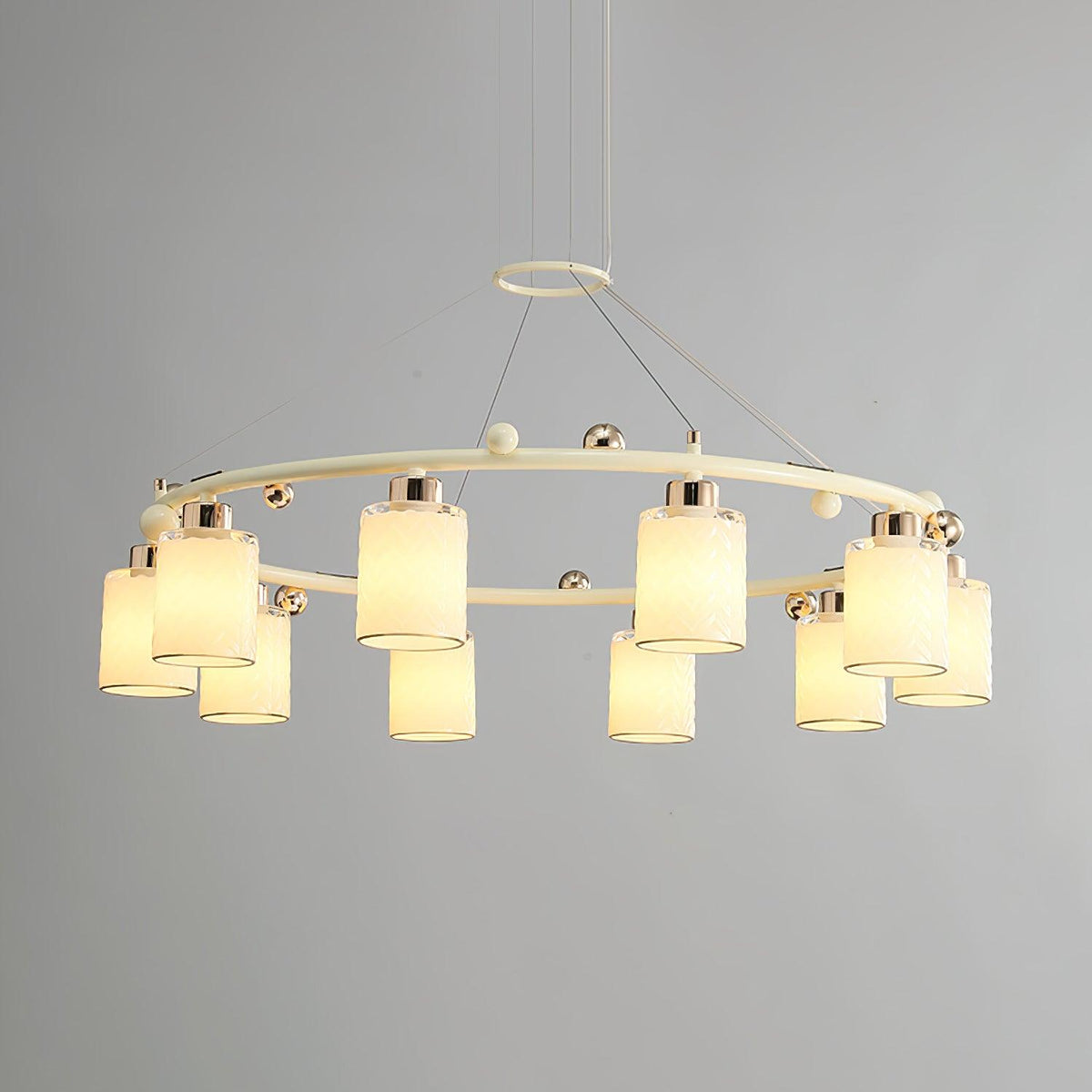 Larenfield Glass Chandelier-Moonnatur