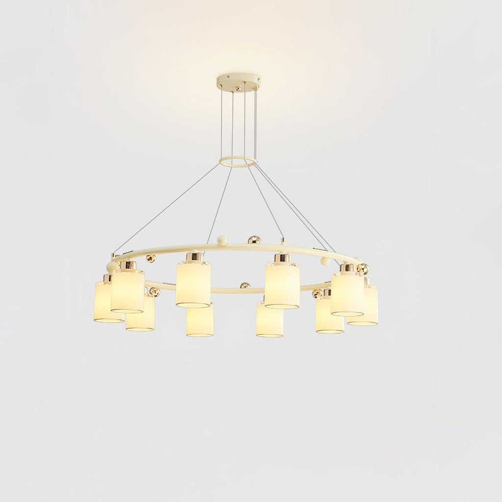 Larenfield Glass Chandelier-Moonnatur