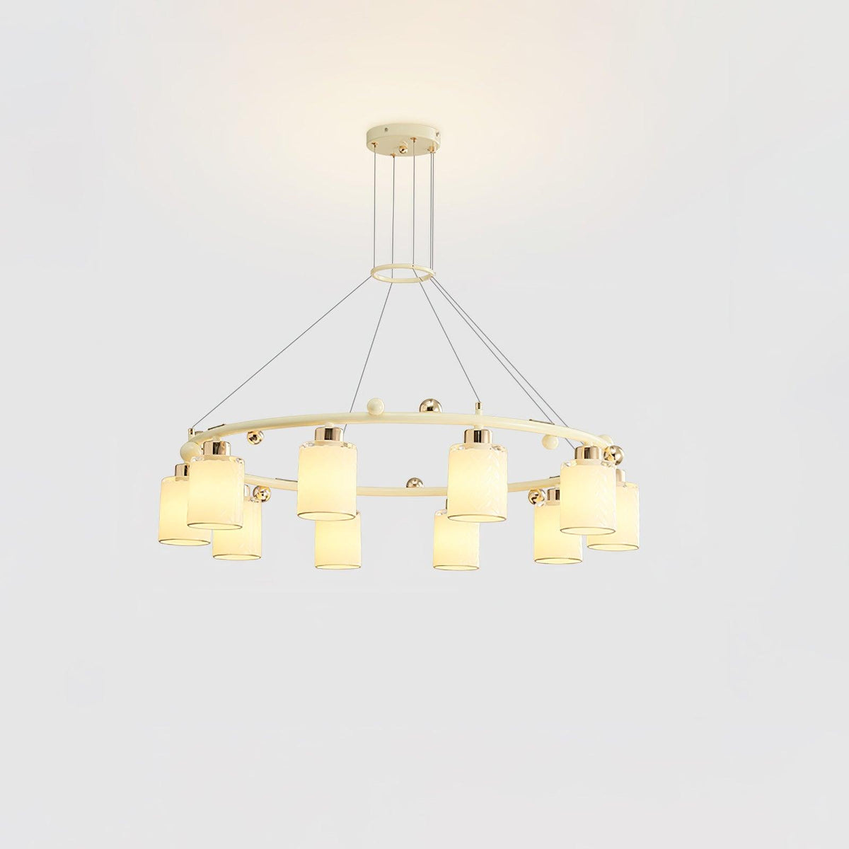 Larenfield Glass Chandelier-Moonnatur