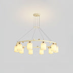 Larenfield Glass Chandelier-Moonnatur