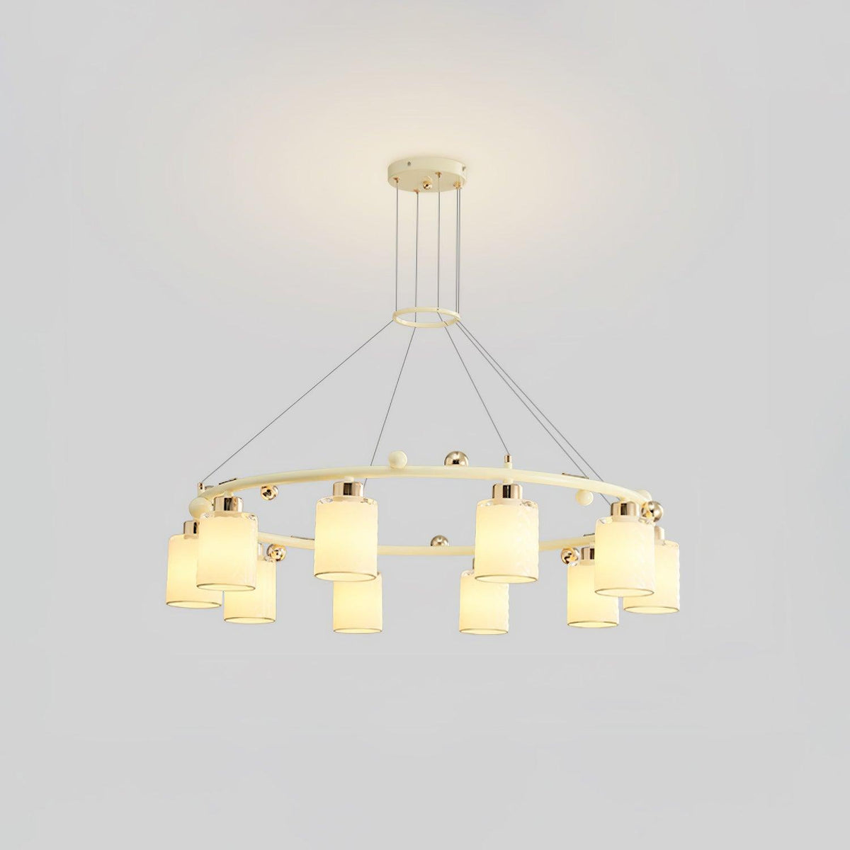 Larenfield Glass Chandelier-Moonnatur
