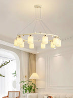 Larenfield Glass Chandelier-Moonnatur