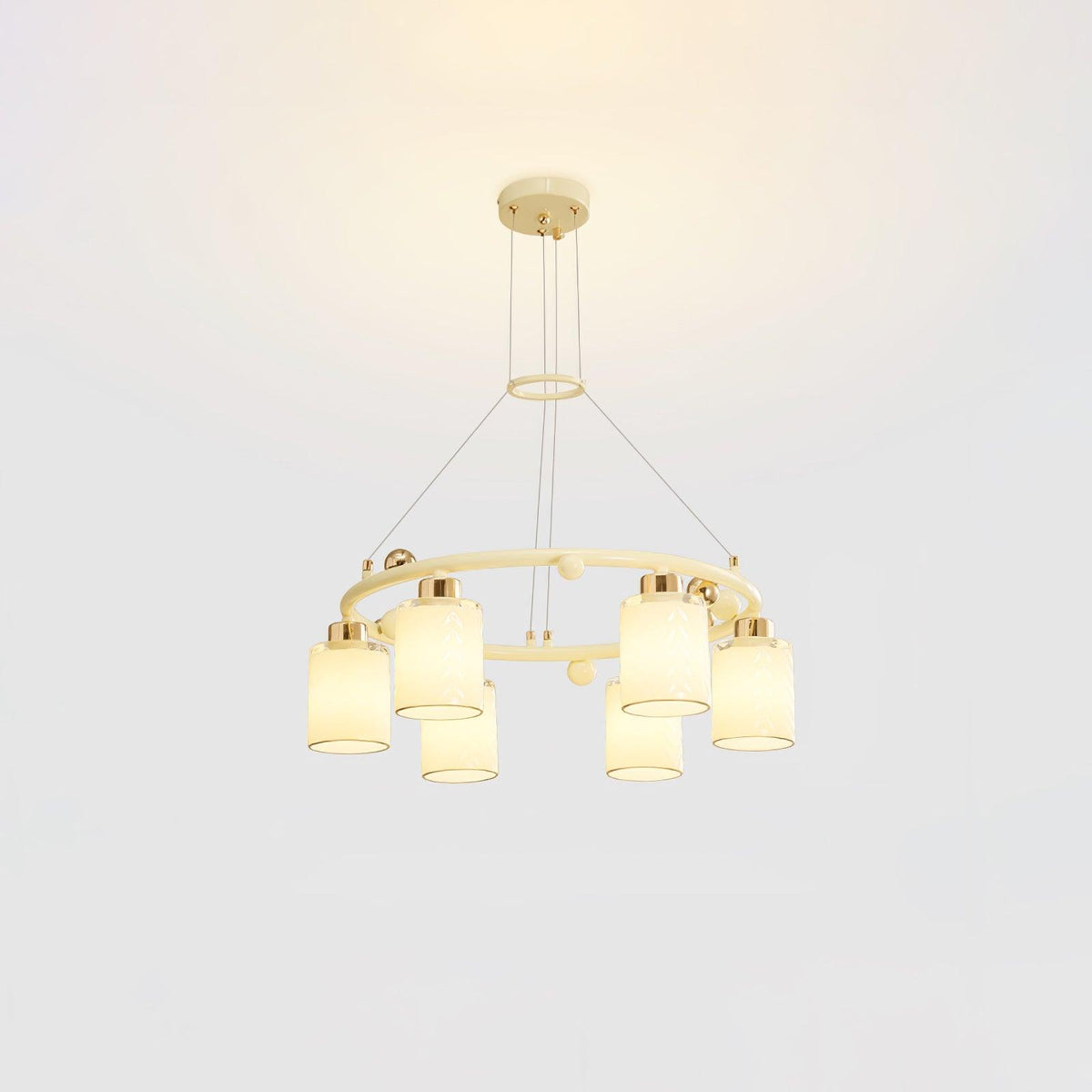 Larenfield Glass Chandelier-Moonnatur