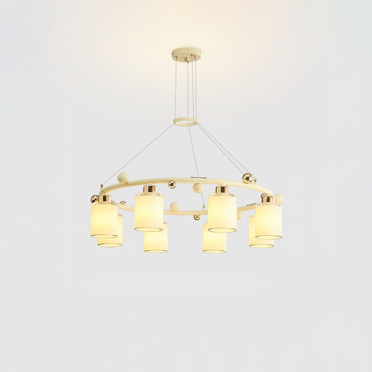 Larenfield Glass Chandelier-Moonnatur