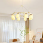 Larenfield Glass Chandelier-Moonnatur