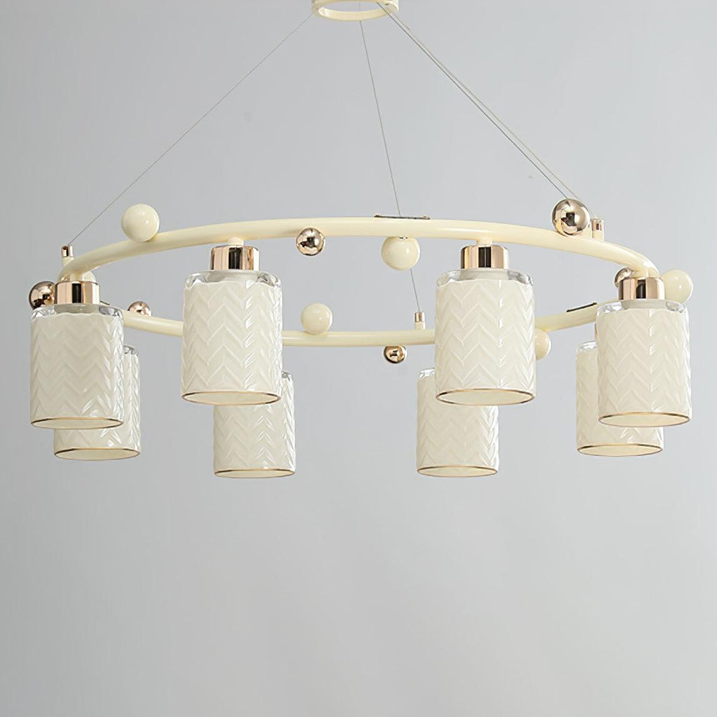 Larenfield Glass Chandelier-Moonnatur