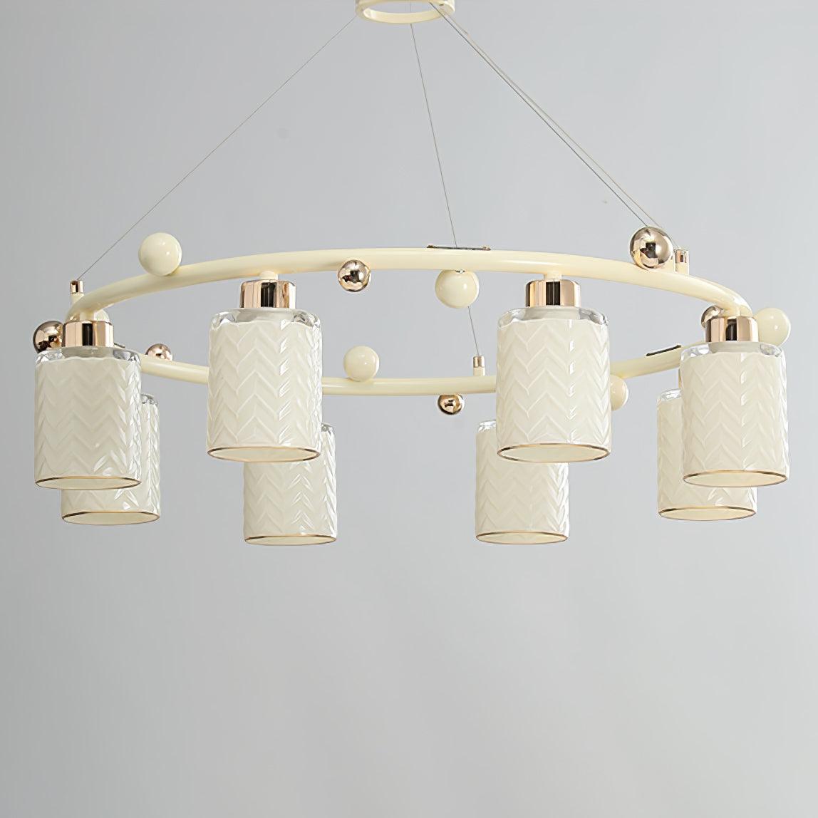 Larenfield Glass Chandelier-Moonnatur